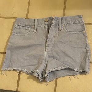 Light Periwinkle, light purple, Denim Women's Shorts